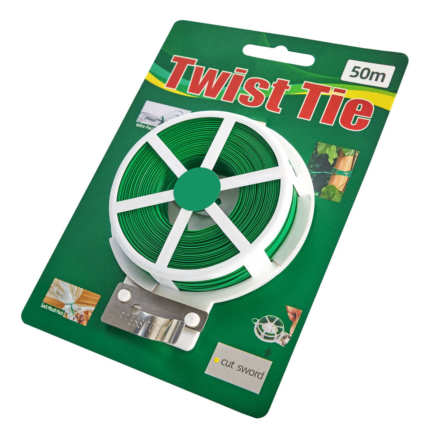 Garden Twist Tie with Cutter